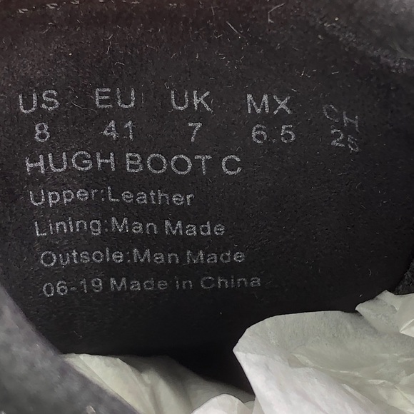 KENNETH Cole New York Hugh C Leather Moto Boots - Picture 7 of 9